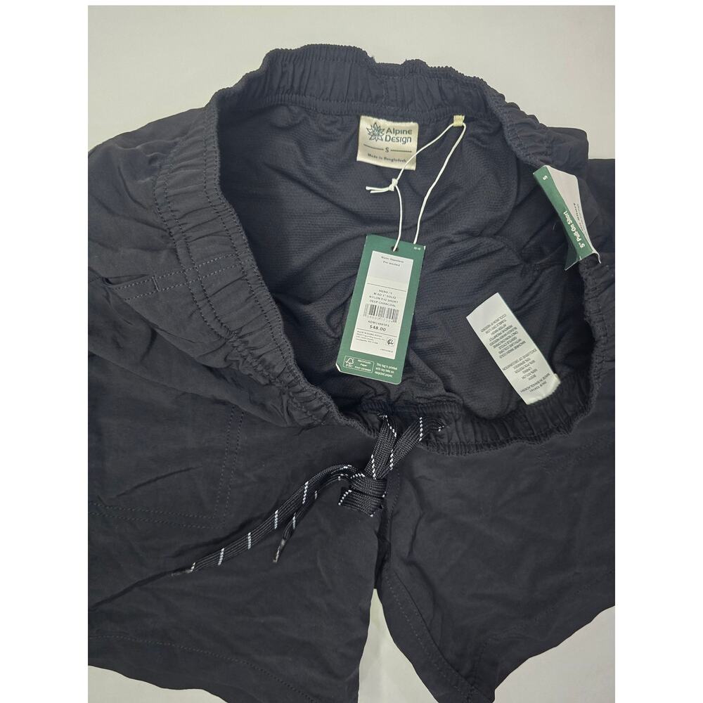 NWT Alpine Design 5" Pull-On Shorts Men's Small Black Hiking Outdoor - Picture 9 of 15